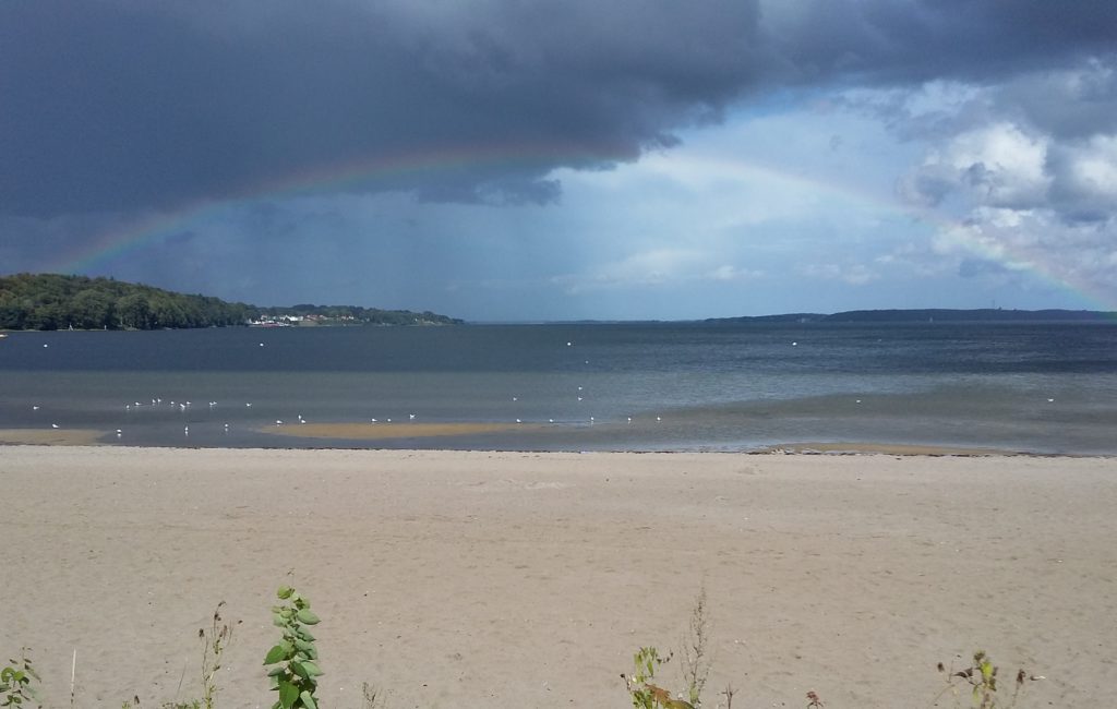 Rainbow über der Flenburger Förde